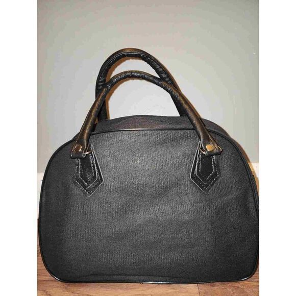 Canvas Embroidered satchel  - Picture 2 of 6